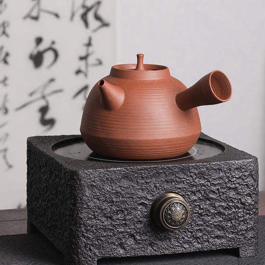 围炉煮茶之侧把茶壶 商品图2