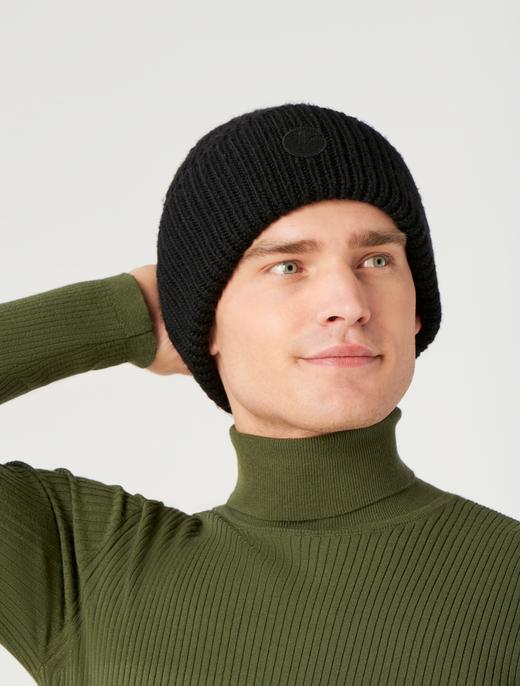Fusalp - Knit Beanie - Noir - 男装 - 毛线帽 - 黑色 商品图2