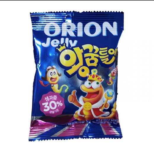 好丽友蚯蚓小蛇形状QQ糖67g왕꿈틀이67g 商品图0