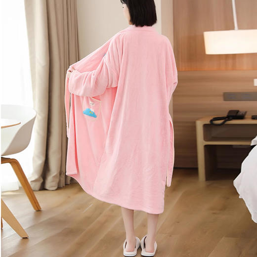 裁缝学苑AQ223 可穿可裹式浴袍冬睡袍纸样睡衣家居服打版裁剪样板 商品图4