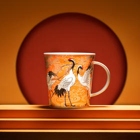 【丹侬DUNOON】英国原产骨瓷水杯马克杯茶杯LOMOND型 仙鹤系列