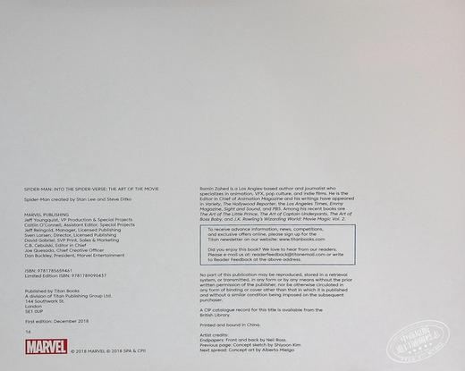 【中商原版】蜘蛛侠平行宇宙系列设定集2本 英文原版 纵横宇宙 Spider Man The Art of the Movie Abrams Books 商品图6