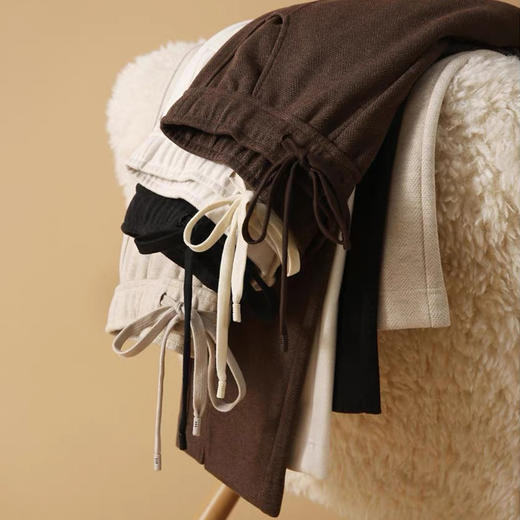 秋冬爆款！Charles Perra夏尔·贝洛 人字纹醋酸羊毛裤子 舒适保暖 3款可选 商品图8