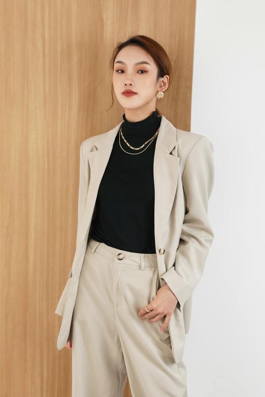 ESTELLICA 高级廓形西装直筒西裤套装 13472 商品图2