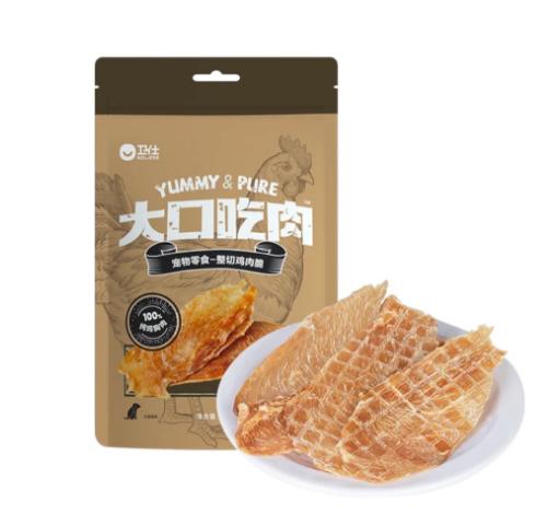卫仕零食-大口吃肉™整切鸡肉脆鸭肉脆108g 商品图1