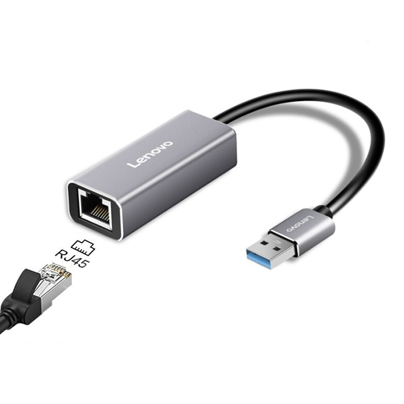 联想USB/Type-CT转千兆网卡RJ45有线口