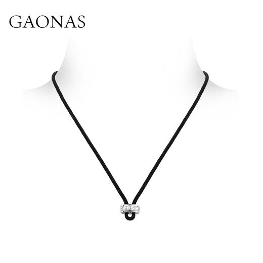 GAONAS 高纳仕 气质轻奢绿色平安扣 10222XG 商品图3