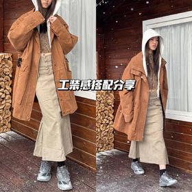 新品上身 | 工装感穿搭分享，细节鱼尾增添复古感💕