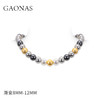 GAONAS 坠链均925银仿珍珠 时尚百搭日常多彩珍珠满串项链10140XX 商品缩略图0