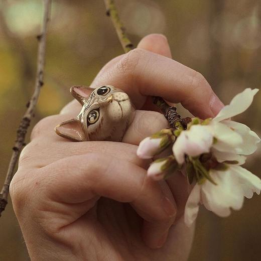 在途3周到｜GOOD AFTER NINE-Mok Cat-豹猫 戒指［泰国设计师］ 商品图9