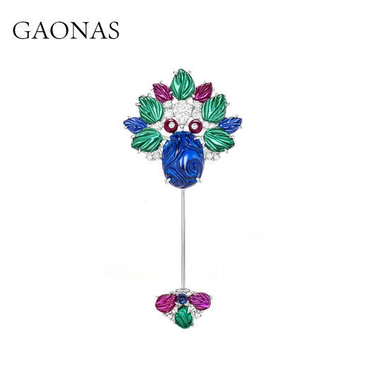 GAONAS  动物世界 水果锦囊中古胸针10238ZB 商品图0