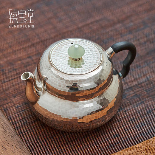 臻宝堂福禄昌顺泡茶银壶220ml 商品图2