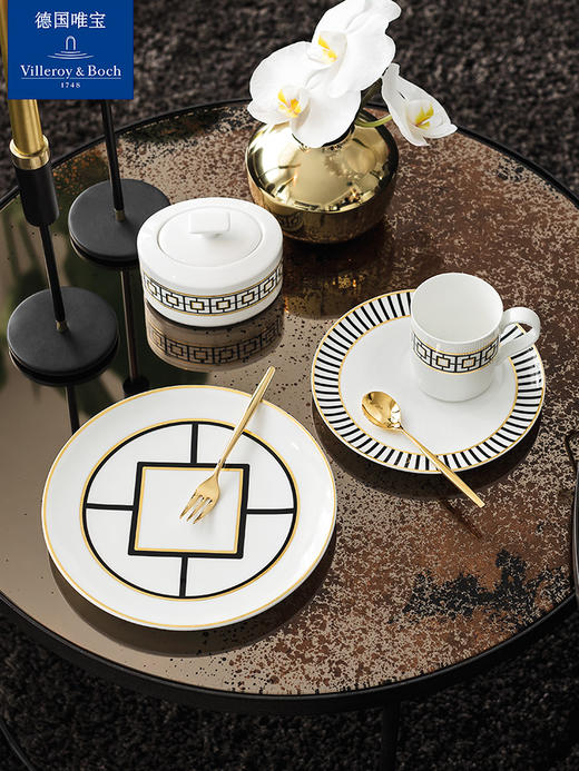 【清仓特惠3折，仅2件，无货退款】 villeroyboch德国唯宝进口骨瓷下午茶杯咖啡杯碟欧式简约都市尚品 商品图2