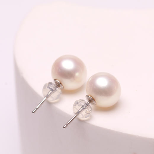 美裕 淡水珍珠一根针耳钉6-10mm 106799 106800 106798 107367 商品图2