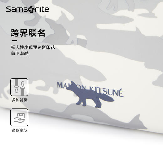 新秀丽MK X SAMSONITE系列联名款PC材质斜挎包QT0003 商品图3