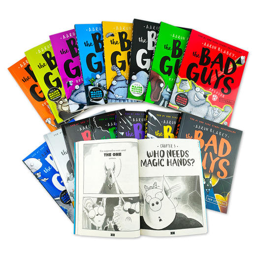 【赠1-14册音频】The Bad Guys 坏蛋联盟 套装 英文原版 儿童漫画电影小说 Scholastic学乐畅销童书 商品图2