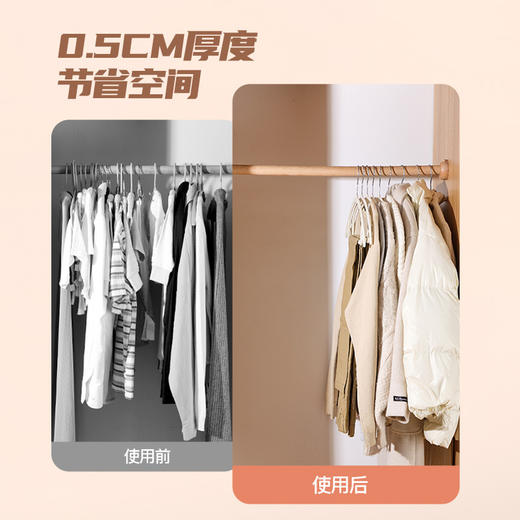 植绒衣架  家用挂衣防滑无痕不起包整理师衣柜专用收纳衣服撑子衣挂 商品图3