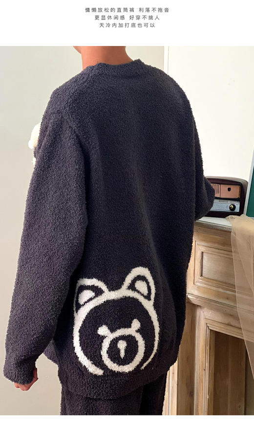 臣禾 【萌熊睡衣】半边绒睡衣 9234270220 9234270320  商品图7