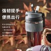 miGo咖啡杯手持玻璃杯便携吸管杯男女士学生水杯情侣泡茶杯子  派克周末· 一盖两用随行杯 商品缩略图2
