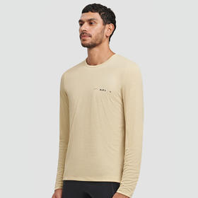 MAAP x TA 男士 Alt Road LS tee Sand 休闲速干长袖T恤