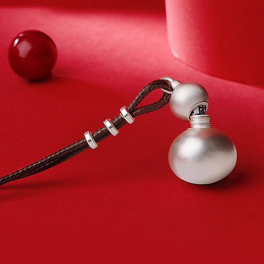 古法银葫芦吊坠 商品图2