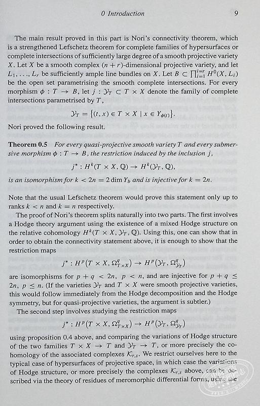 【中商原版】霍奇理论与复代数几何 2本套装 英文原版 Hodge Theory and Complex Algebraic Geometry Claire Voisin 商品图6