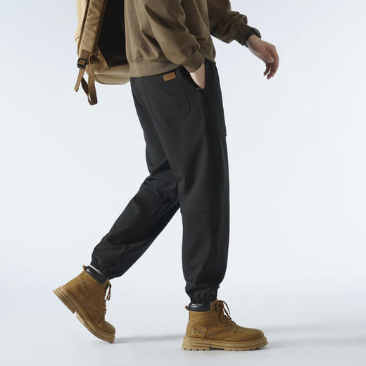 【防风防水 宽松版型】SENDMR秋冬新款男女加绒户外冲锋裤防风防水登山裤宽松束脚运动工装裤 商品图9