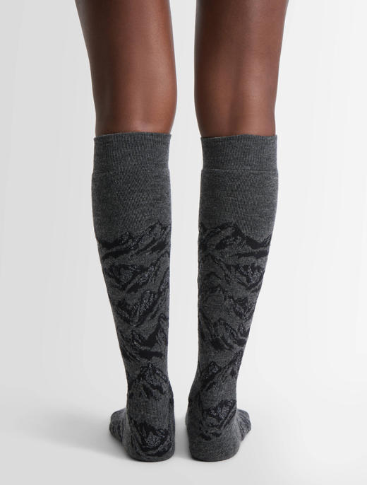 Fusalp - Sock Mount II - Sepia  - 配饰 - 袜子 - 深褐色 商品图3