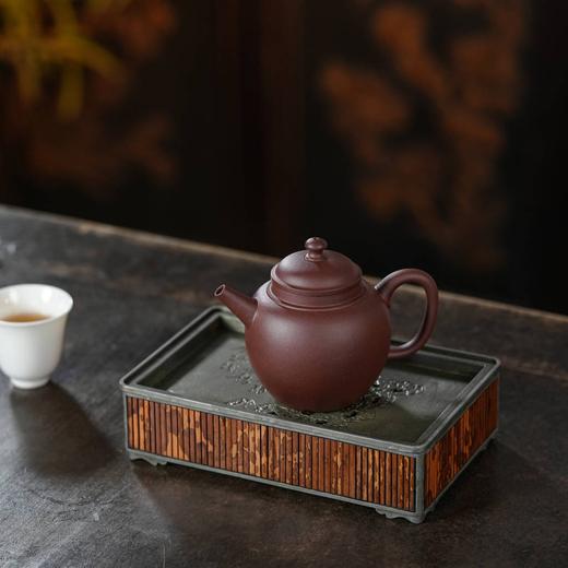 明式巨轮 180cc 紫泥作者李法娣 宜兴紫砂 商品图1