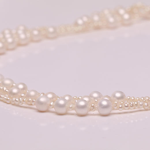 美裕 淡水珍珠花样链3.5-7.5mm 毛衣链107380 商品图2