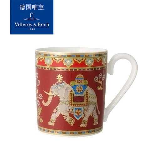 【样品特惠4折，无货退款】villeroyboch德国唯宝进口骨瓷马克杯咖啡杯陶瓷奢华中东多巴胺 商品图0