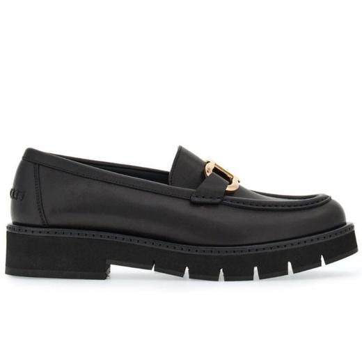 【特价商品不退不换】FERRAGAMO 菲拉格慕 莫卡辛鞋女  0769287-001 .【鞋底有膜，试穿小心】（暂无品牌物料包装） 商品图1