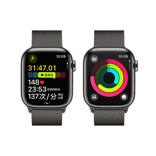 Apple Watch Series 9 不锈钢表壳+米兰尼斯表带 商品图5