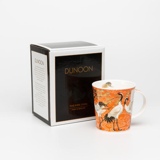 【丹侬DUNOON】英国原产骨瓷水杯马克杯茶杯LOMOND型 仙鹤系列 商品图2