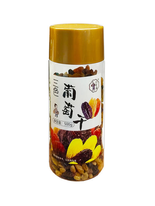 500g阮香婆坚果圆罐三色葡萄干 商品图0