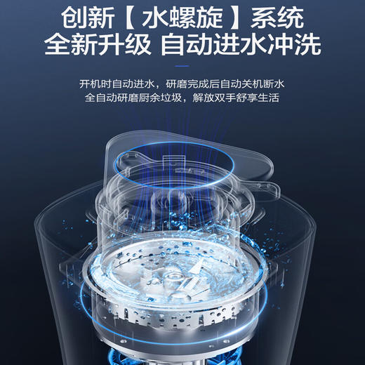 海尔（Haier）全自动垃圾处理器厨房厨余餐余家用食物粉碎渣机LD880-Z1 商品图3
