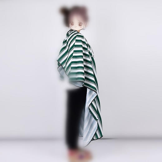 条纹图案理发围布理发店美发工具发廊烫染焗油披肩不沾发围布 商品图2