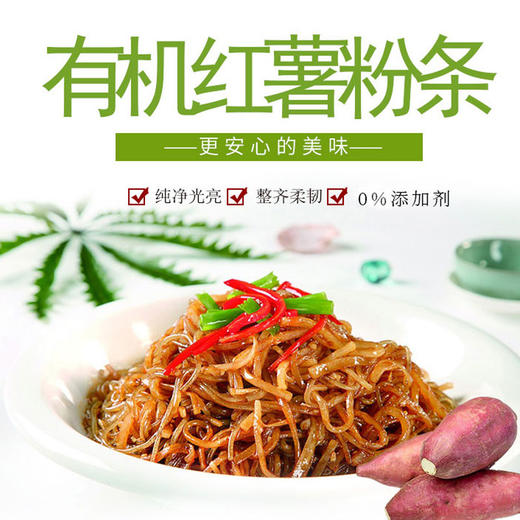 包邮有机红薯粉条260g*3晋宝绿珍零添加 商品图2