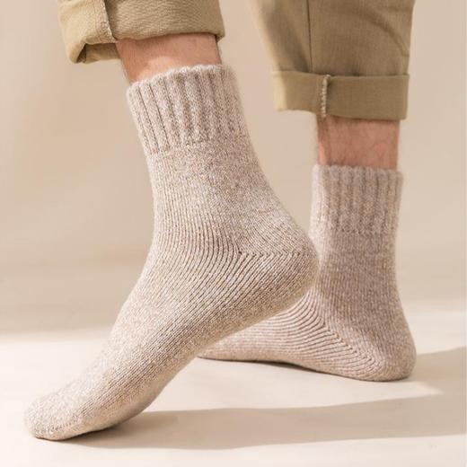 AILISCOCO 速暖羊毛袜 优选特细绵羊毛 细腻顺滑 特厚羊毛袜 一穿即热 吸湿排汗不臭脚 商品图7
