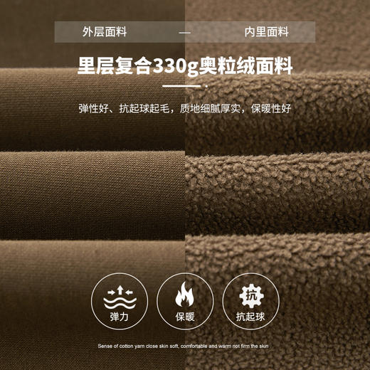 【12.29冬款清仓】8278多多家童装男童加绒卫衣秋冬款2023新款美式字母保暖冬装男孩上衣 商品图2