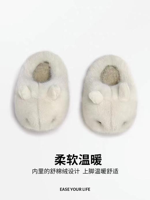 PS2329B朴西小龙猫童鞋棉拖 商品图0