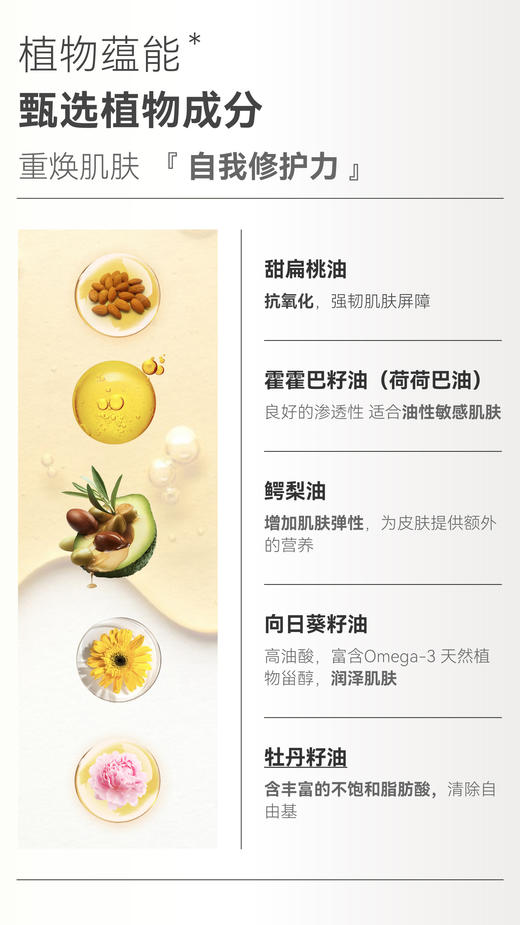 Topc致臻精研时光精华油｜“以油养肤”植萃驻龄 角鲨烷+霍霍巴籽油+向日葵籽油+鳄梨油+牡丹籽油+8重植物精萃+五重神经酰胺+A醇HPR等明星成分 分子小质地柔滑易吸收均匀肤色，K老紧肤平滑细嫩肌肤 商品图8
