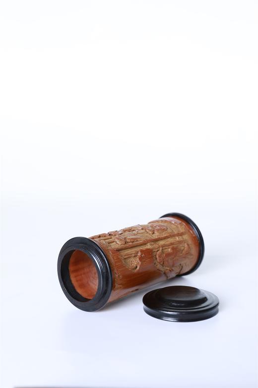 竹林七贤°竹雕茶叶罐 商品图5