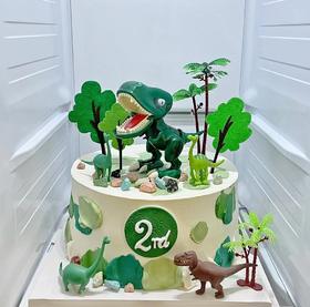 侏罗纪恐龙世界 | 鲜果奶油生日蛋糕