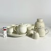 不仁斋鉴选手拉坯仿柴窑茶具茶壶茶杯公道杯  商品缩略图0