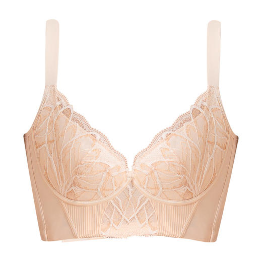 茜茜公主透气上托聚拢文胸侧收副乳防下垂蕾丝胸罩软 精油杯 无圈内衣 芙蓉千金精油杯调整型文胸 商品图7