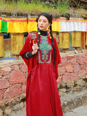 尘世浮华刺绣连衣裙 | 特色袍子款 民族风 |现货加急发