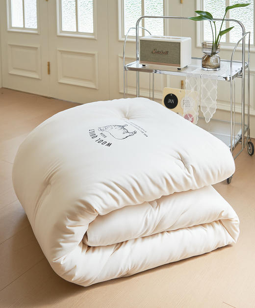 【糯棉澳洲羊毛大豆被】10%澳洲羊毛 10%大豆纤维 轻盈蓬松 柔软包裹 商品图2