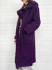 TYNVIE 荷叶边连帽针织大衣-紫色 商品缩略图2