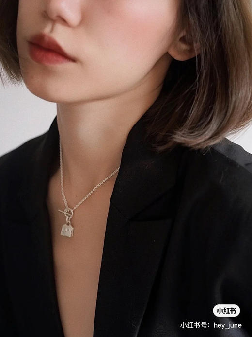 爱马仕Hermes 𝐤𝐞𝐥𝐥𝐲包包纯银项链 商品图0